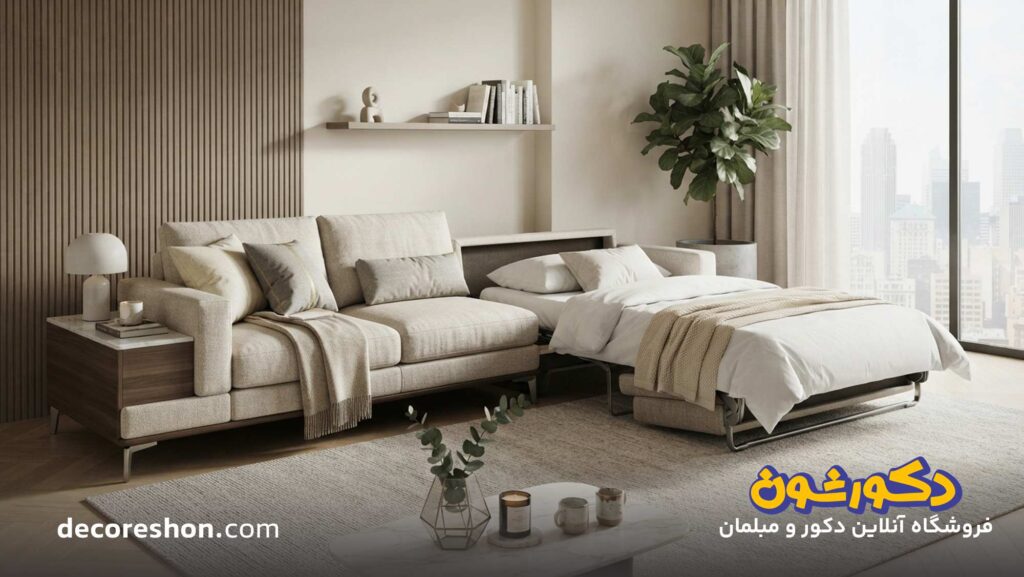 خرید مبل تختخواب شو کمجا و کاربردی